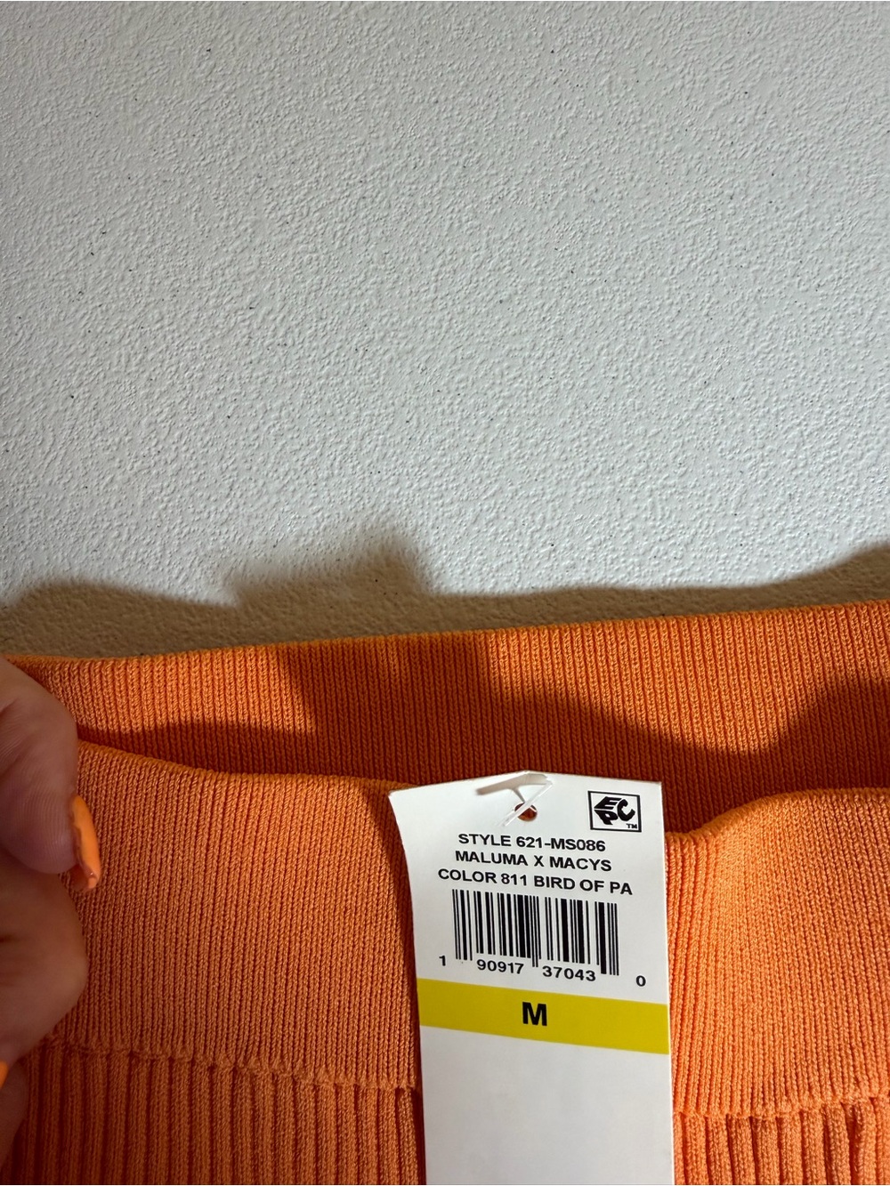 Royalty by Maluma Size Medium High-Rise Split-Slit Flare Pants in Orange - Picture 6 of 16